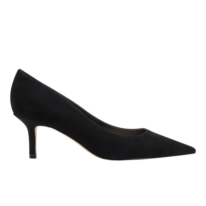 Women Marc Fisher Heels and Pumps Alola Pump Black Suede