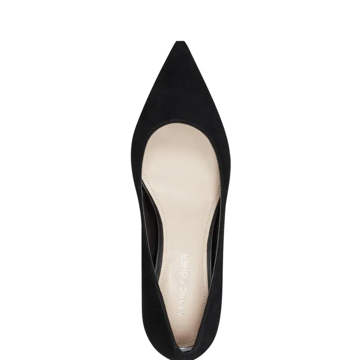 Women Marc Fisher Heels and Pumps Alola Pump Black Suede