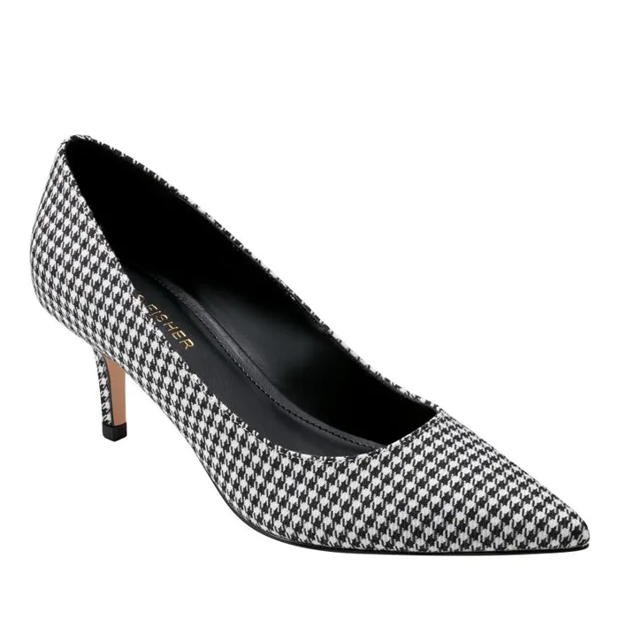 Women Marc Fisher Heels and Pumps Alola Pump Houndstooth