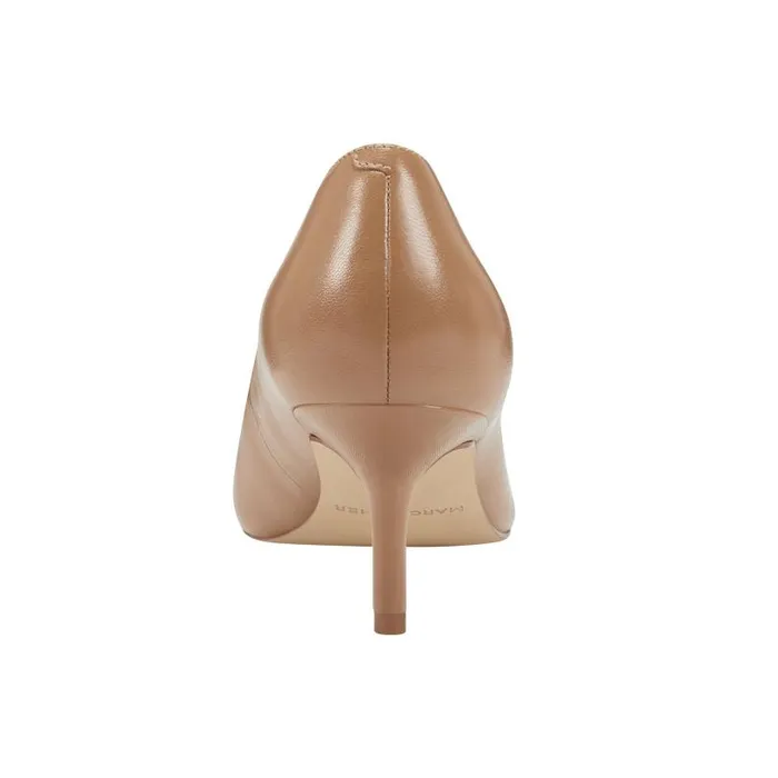 Women Marc Fisher Heels and Pumps Alola Pump Medium Natural Leather