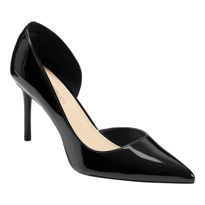 Women Marc Fisher Heels and Pumps Meryl D039Orsay Pump Black Patent