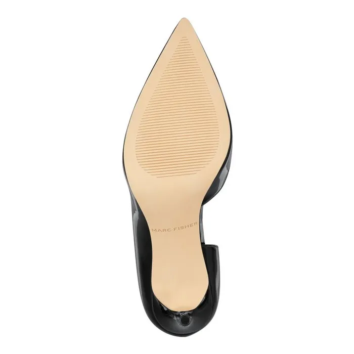 Women Marc Fisher Heels and Pumps Meryl D039Orsay Pump Black Patent