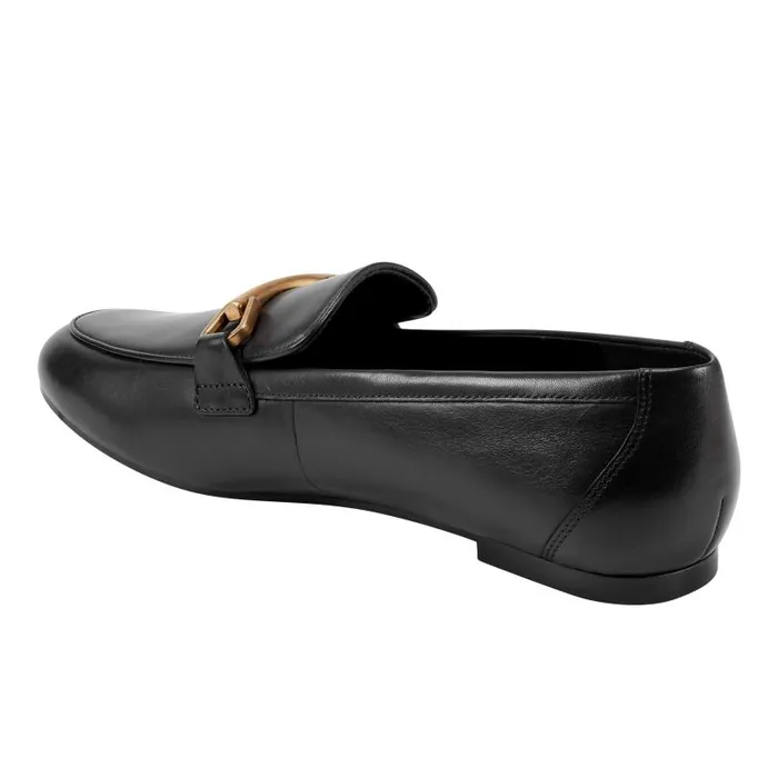 Women Marc Fisher Loafers and Flats Bleek Loafer Black Leather