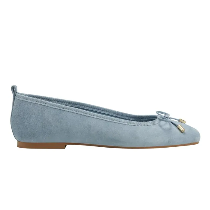 Women Marc Fisher Loafers and Flats Ubet Slipon Casual Flat Light Blue