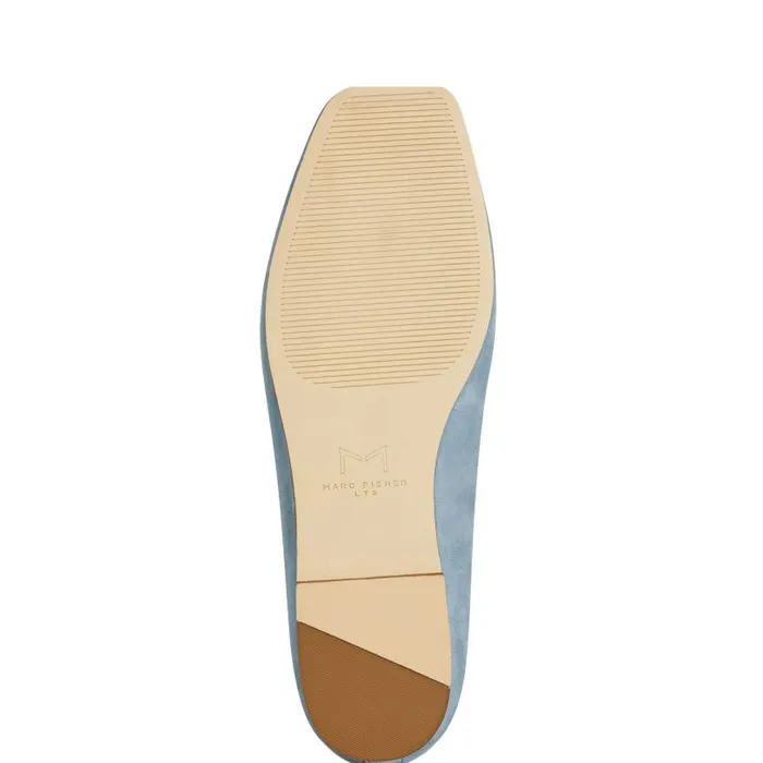 Women Marc Fisher Loafers and Flats Ubet Slipon Casual Flat Light Blue