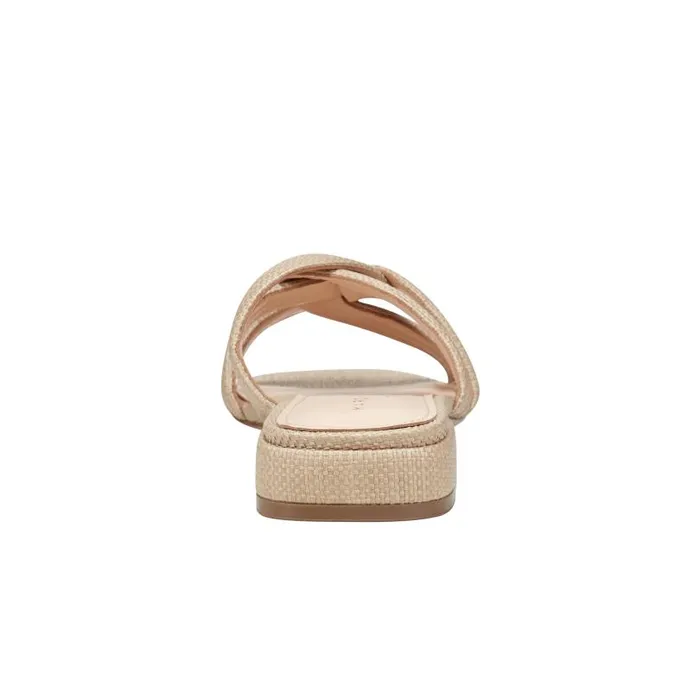 Women Marc Fisher Mules and Slides Casara Slide Sandal Natural
