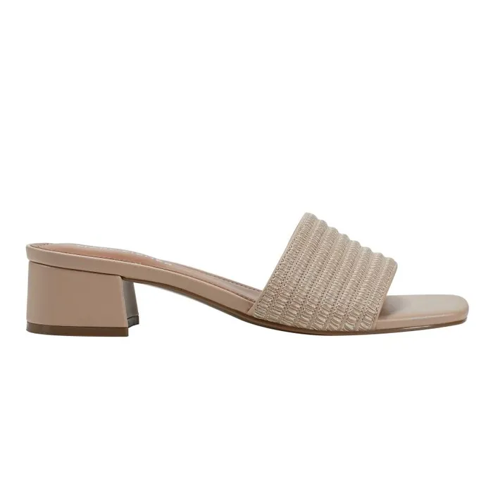 Women Marc Fisher Sandals Casala Block Heel Sandal Light Natural