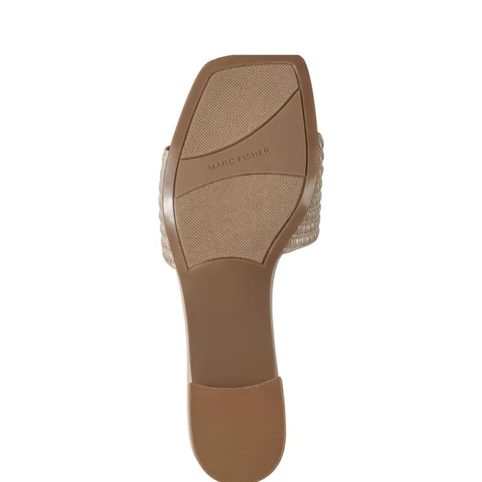 Women Marc Fisher Sandals Casala Block Heel Sandal Light Natural