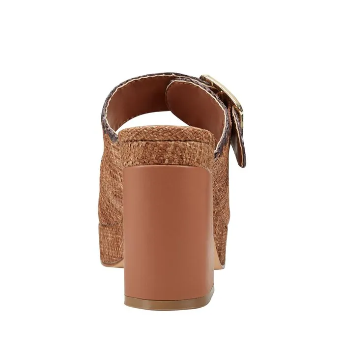 Women Marc Fisher Sandals Dalen Platform Sandal Brown