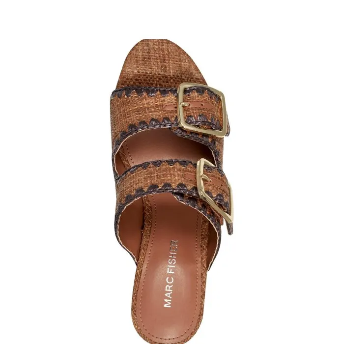 Women Marc Fisher Sandals Dalen Platform Sandal Brown