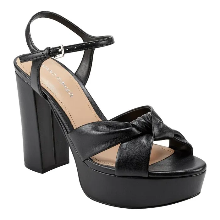 Women Marc Fisher Sandals Deren Platform Sandal Black
