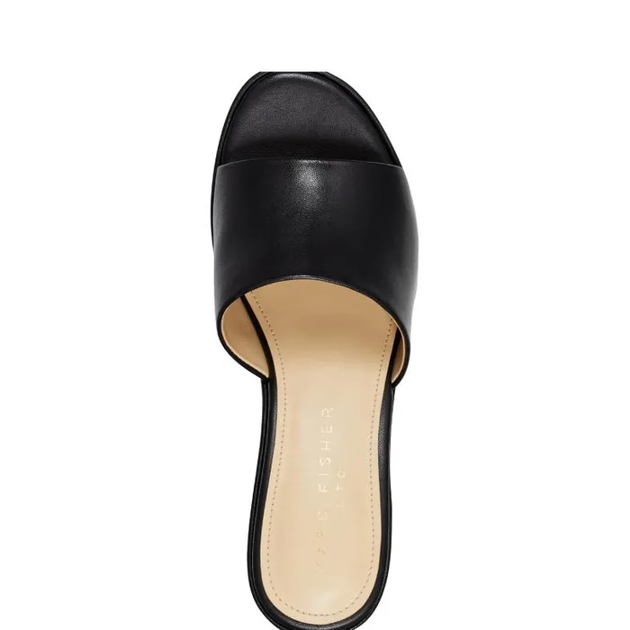Women Marc Fisher Sandals Forina Platform Slide Sandal Black