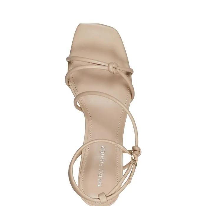 Women Marc Fisher Sandals Gurion Block Heel Sandal Light Natural