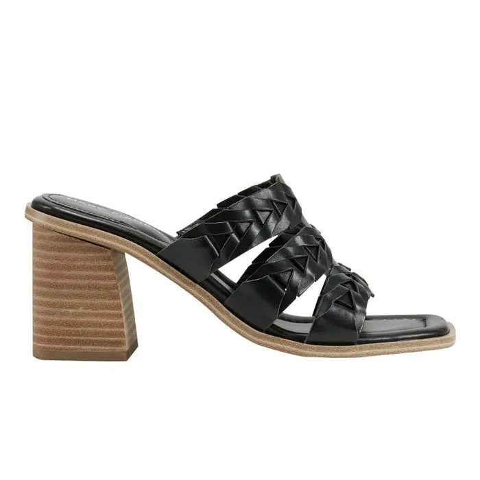 Women Marc Fisher Sandals Melita Block Heel Sandal Black
