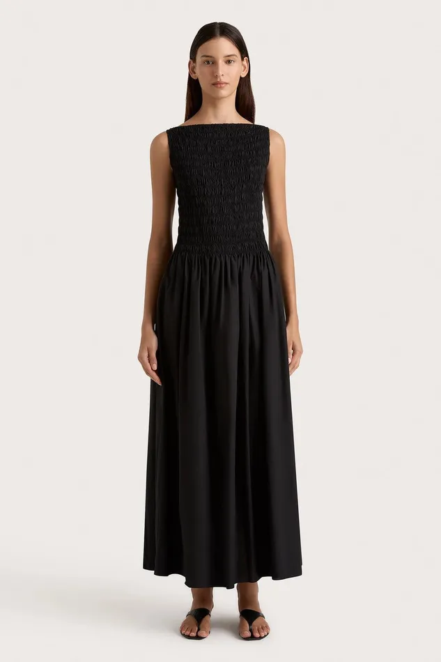Women Margot Maxi Dress Black Faithfull The Brand Dresses
