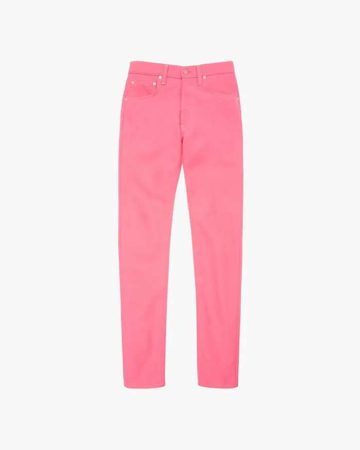 Women Masc Hi Straight Jean Prism Pink Helmut Lang Pants