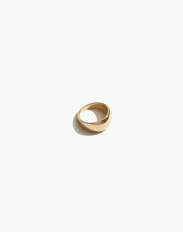 Women Maslo Jewelry Domed Ring Gold Gold Madewell Jewelry