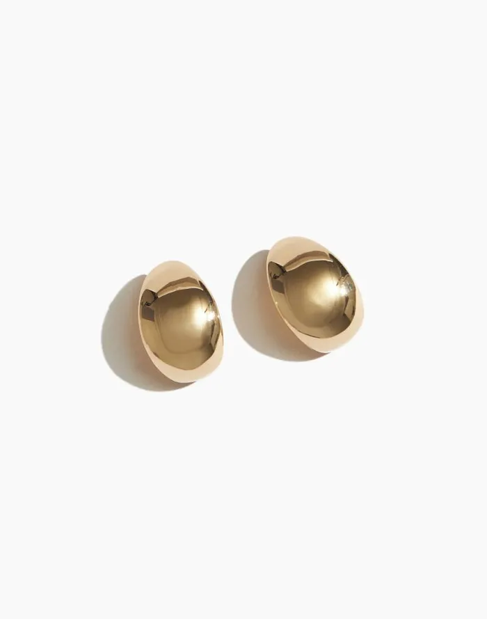 Women Maslo Jewelry Gold Huggie Earrings Gold Madewell Jewelry