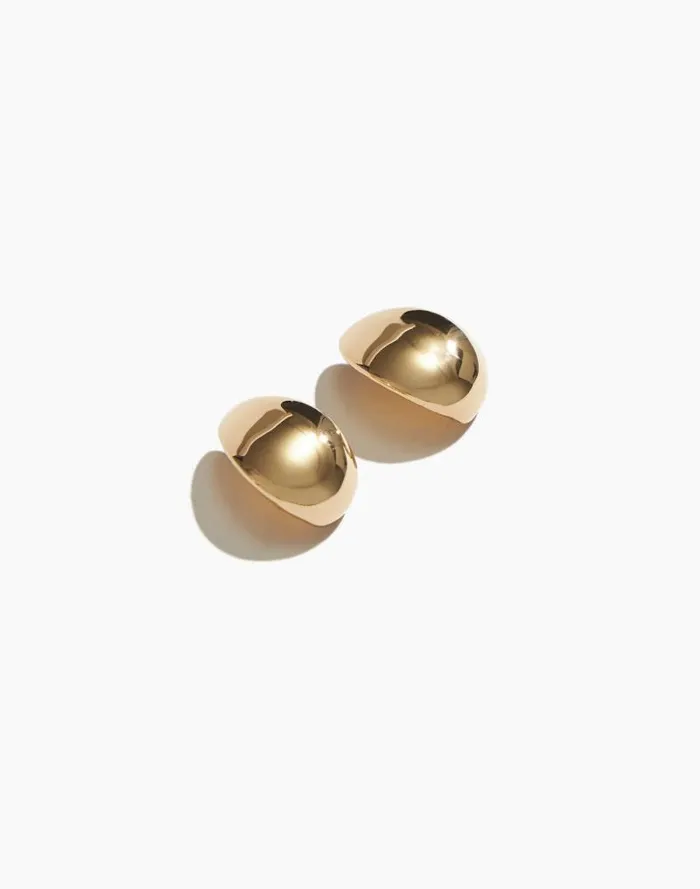 Women Maslo Jewelry Gold Huggie Earrings Gold Madewell Jewelry