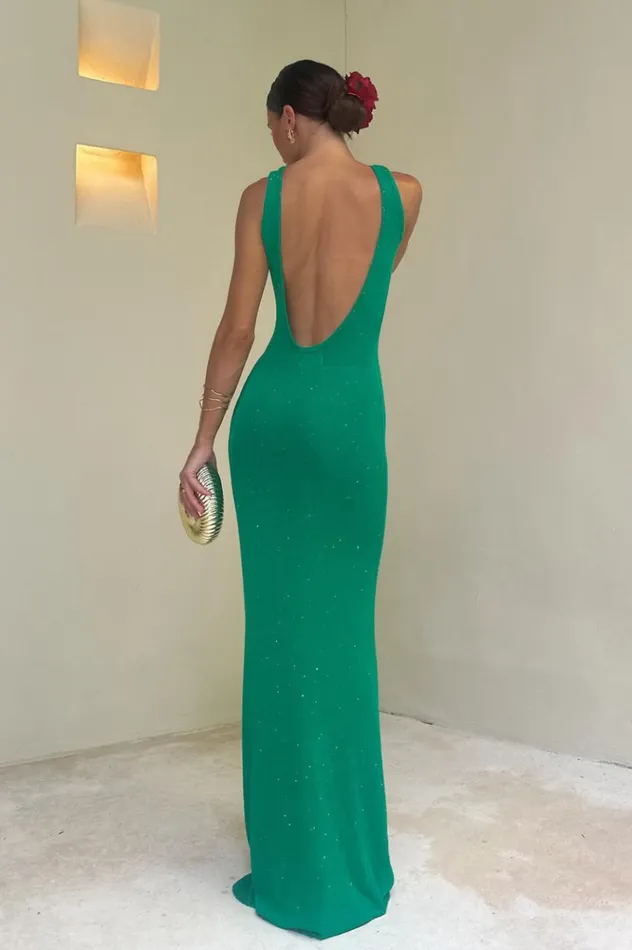 Women Maxi Dresses Runaway The Label ADRIANA MAXI DRESS Green