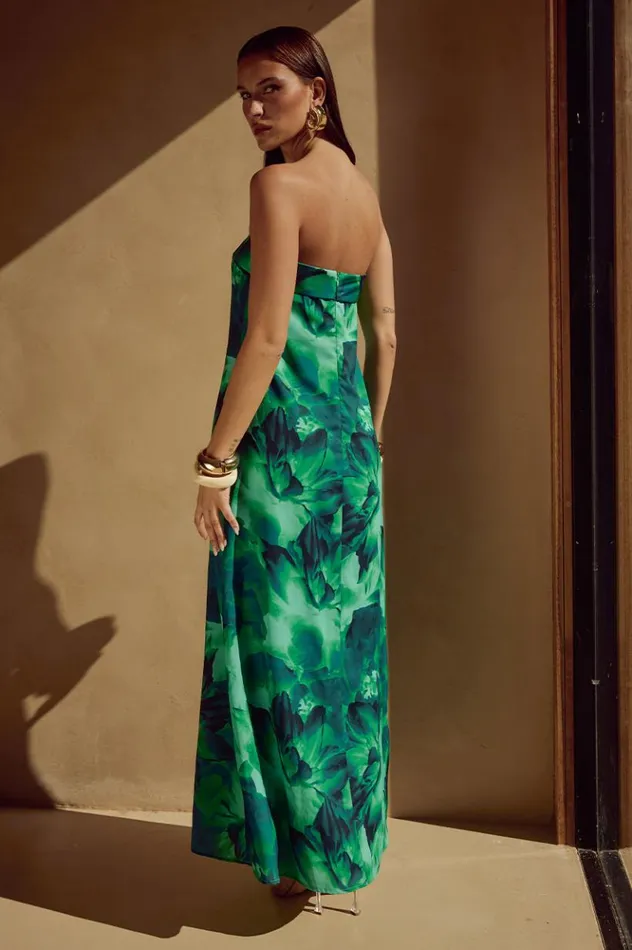 Women Maxi Dresses Runaway The Label ALBA MAXI DRESS Calista Green