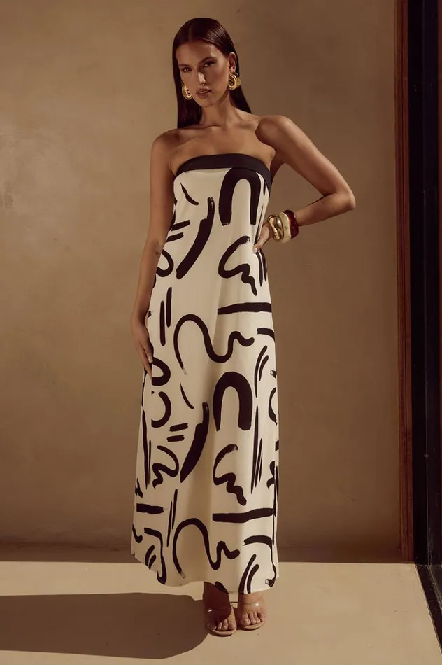 Women Maxi Dresses Runaway The Label ALBA MAXI DRESS York Sand
