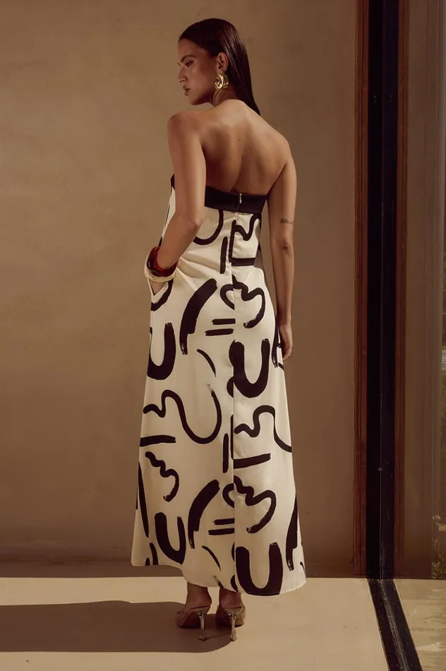 Women Maxi Dresses Runaway The Label ALBA MAXI DRESS York Sand