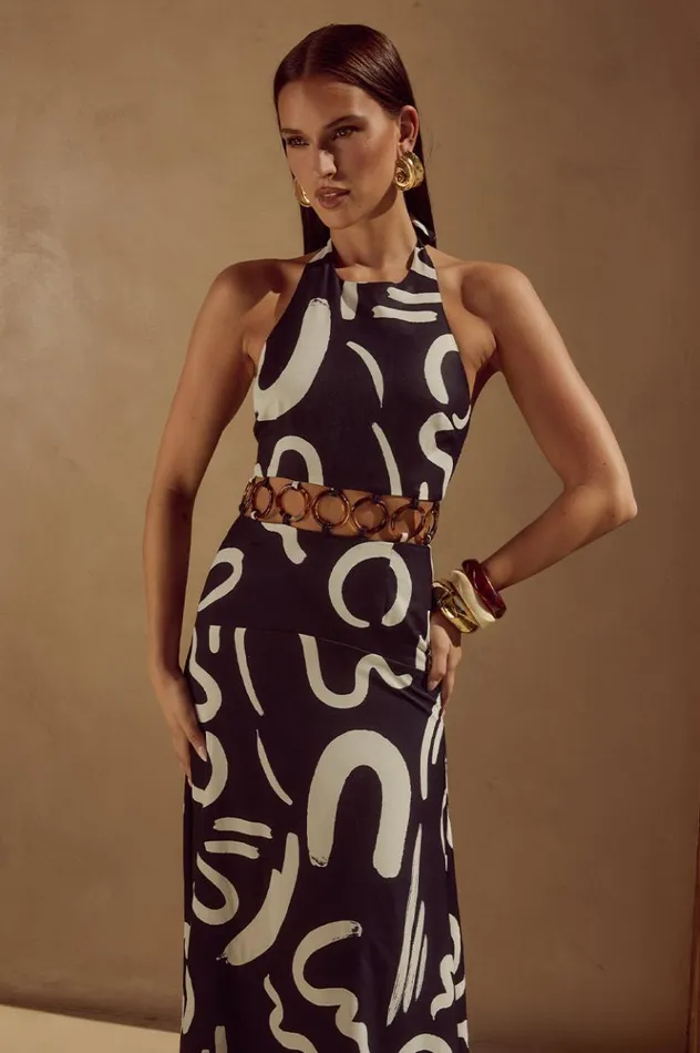 Women Maxi Dresses Runaway The Label CARMEN MAXI DRESS York Black