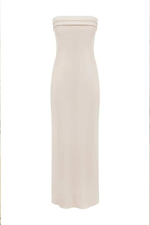 Women Maxi Dresses Runaway The Label DELILAH MAXI DRESS Ivory
