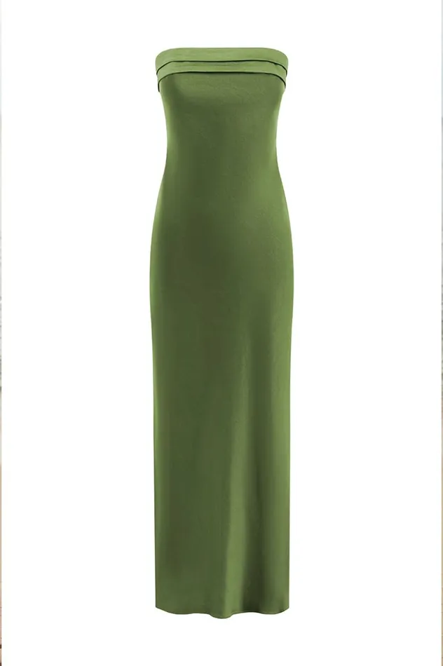 Women Maxi Dresses Runaway The Label DELILAH MAXI DRESS Olive