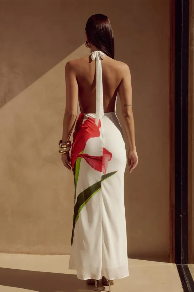Women Maxi Dresses Runaway The Label JASMINA MAXI DRESS Red Lily