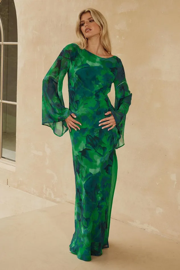 Women Maxi Dresses Runaway The Label KIMBER MAXI DRESS Calista Green