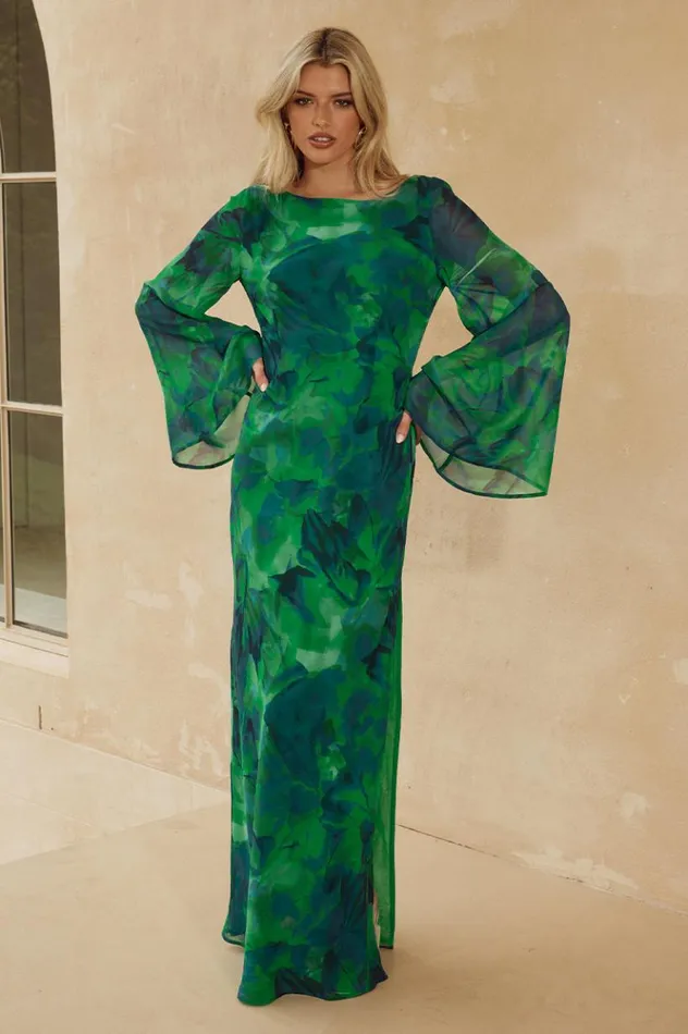 Women Maxi Dresses Runaway The Label KIMBER MAXI DRESS Calista Green