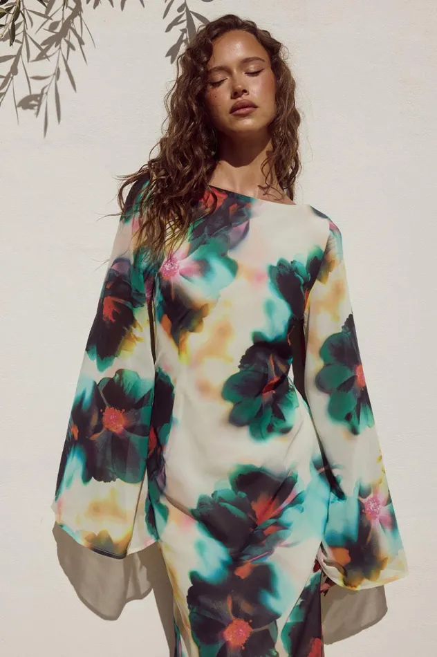 Women Maxi Dresses Runaway The Label KIMBER MAXI DRESS Camila Print