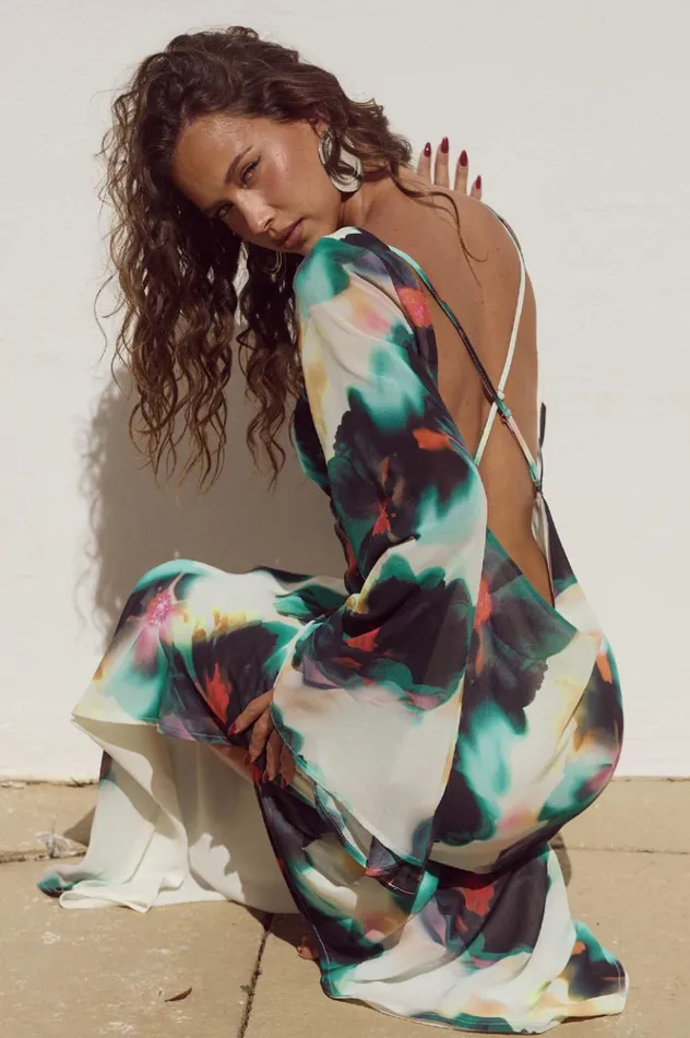 Women Maxi Dresses Runaway The Label KIMBER MAXI DRESS Camila Print