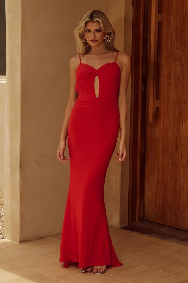 Women Maxi Dresses Runaway The Label MARL MAXI DRESS Red