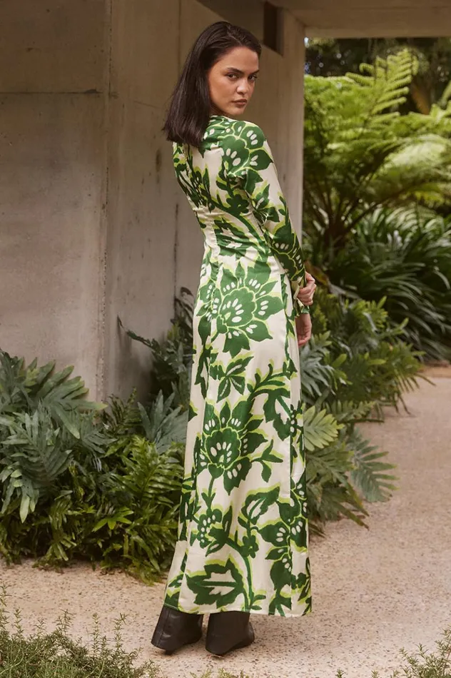 Women Maxi Dresses Runaway The Label MIRAGE MAXI DRESS Luela Print