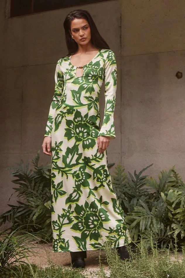 Women Maxi Dresses Runaway The Label MIRAGE MAXI DRESS Luela Print