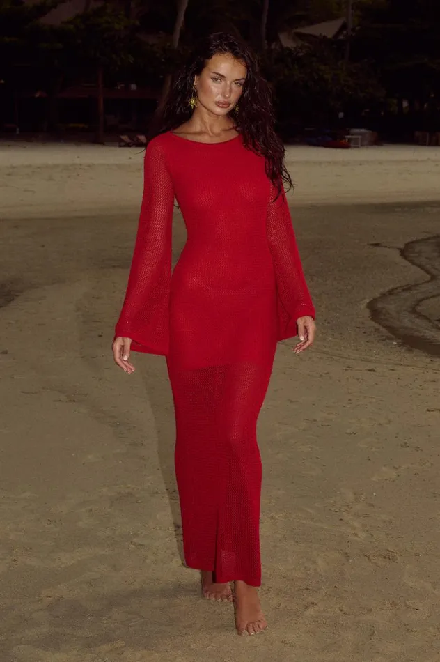 Women Maxi Dresses Runaway The Label ROSALIE MAXI DRESS Red