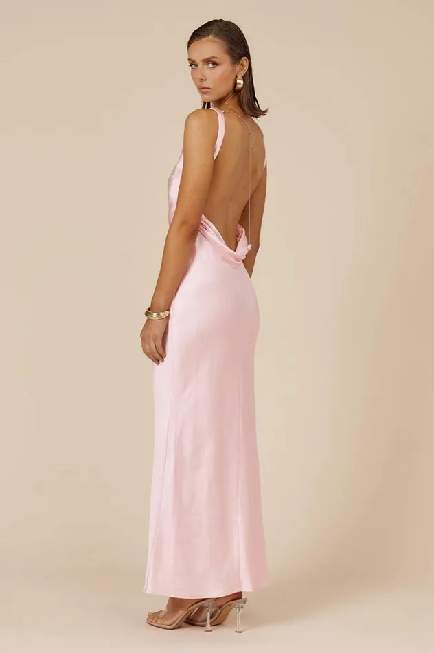 Women Maxi Dresses Runaway The Label SAMSARA DRESS Musk