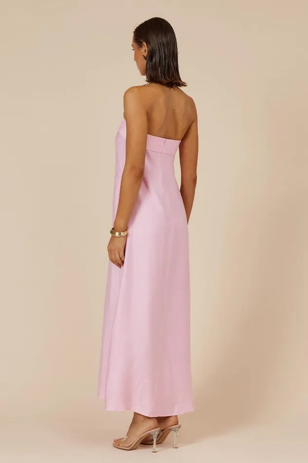 Women Maxi Dresses Runaway The Label SAPHIRA MAXI DRESS Bubblegum
