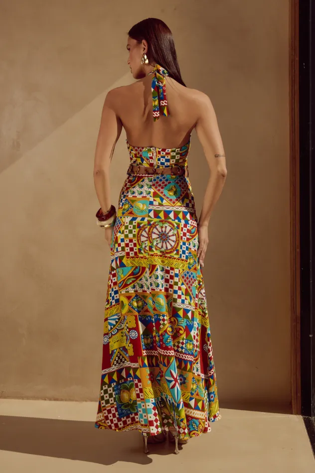 Women Maxi Dresses Runaway The Label VENUS MAXI DRESS Phaedra Print