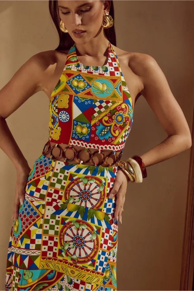 Women Maxi Dresses Runaway The Label VENUS MAXI DRESS Phaedra Print