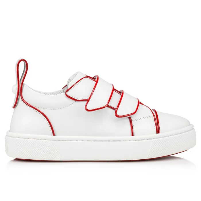 Women Maxi Toyototoy Sneakers 8211 Calf Leather 8211 White White Christian Louboutin Sneakers