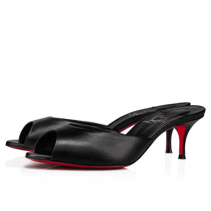 Women Me Dolly 55 Mm Mules 8211 Nappa Leather 8211 Black Black Christian Louboutin Sandals and Slides