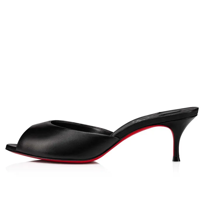 Women Me Dolly 55 Mm Mules 8211 Nappa Leather 8211 Black Black Christian Louboutin Sandals and Slides