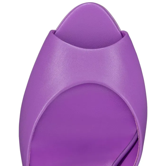 Women Me Dolly 55 Mm Mules 8211 Nappa Leather 8211 Frou Frou Purple Christian Louboutin Sandals and Slides