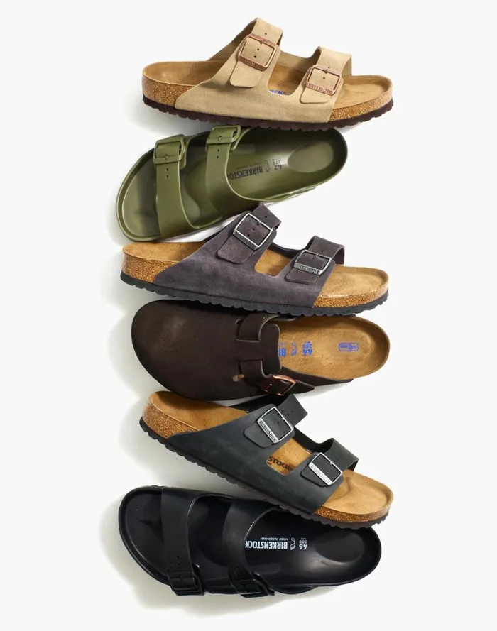 WomenMen Birkenstock Arizona Soft Footbed Sandals In Oiled Leather True Black Madewell Sandals