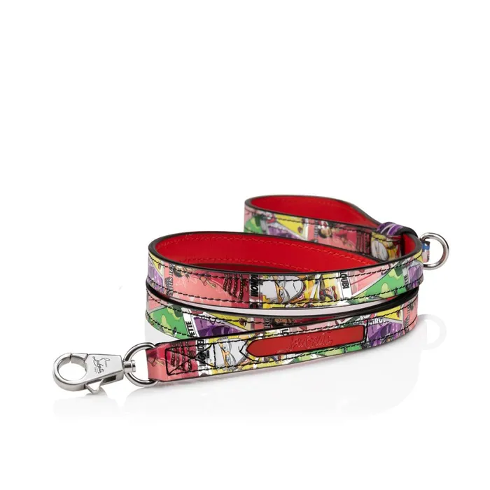 WomenMen Loubileash S Pet Leash 8211 Canva Happy Loubies Print And Rubber 8211 Multicolor Multicolor Christian Louboutin Pet Accessories WomenMen Loubileash S Pet Leash 8211 Canva Happy Loubies Print And Rubber 8211 Multicolor Multicolor Christian Louboutin Pet Accessories