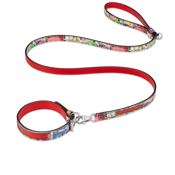 WomenMen Loubileash S Pet Leash 8211 Canva Happy Loubies Print And Rubber 8211 Multicolor Multicolor Christian Louboutin Pet Accessories WomenMen Loubileash S Pet Leash 8211 Canva Happy Loubies Print And Rubber 8211 Multicolor Multicolor Christian Louboutin Pet Accessories